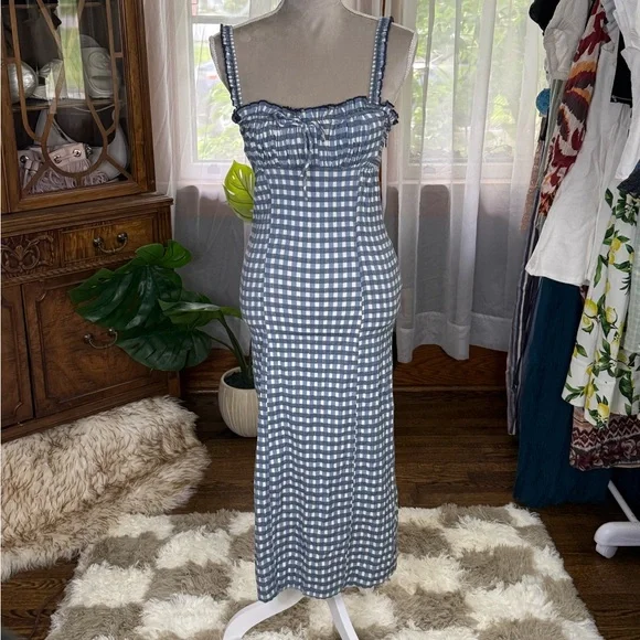 knitted white midi dress SELF-PORTRAIT - Cream Knit Midi Dress